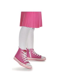 Resim Kiko Kids Pant Günlük Bağcıklı Fermuarlı Kız Bebek Spor Ayakkabı Fuşya Fuşya 