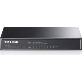 Resim TP-LINK TL-SF1008P 8 PORT 10/100Mbps MASAÜSTÜ SWITCH + 4-PORT PoE 