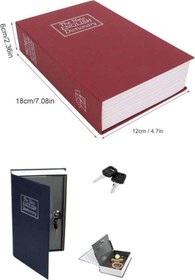 Resim AyrStore Gizli Kasa Kilitli Sözlük Görünümlü 18cm Gizli Kasa Büyük Boy Anahtarlı 