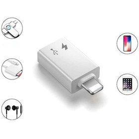 Resim Ios Iphone Içın Erkek Usb Type C Dışı Otg Kulaklık Ve Şarj Adept-Beyaz 