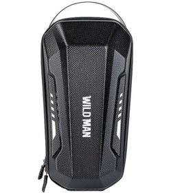 Resim Vahşi Adam Scooter Eva Sert Kabuk Ön Çanta Katlanır Bisiklet Hızlı Serbest Bırakma Çanta Siyah , Boyut:gd9x Plus 3l 