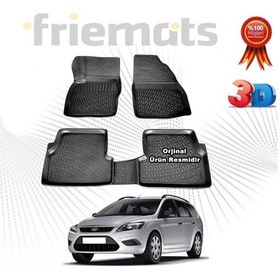 Resim Focus 2 Stw 3D Havuzlu Paspas 2005-2011 Arası Siyah N11.1064 