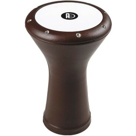 Resim Agean Vinlex Covered Darbuka In Brown Darbuka 