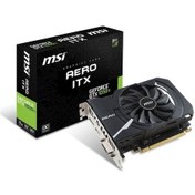 Resim MSI NVIDIA GeForce GTX 1050 Ti Aero ITX 4G OCV1 4 GB 128 Bit GDDR5 Ekran Kartı 