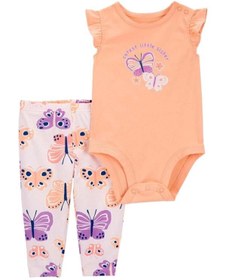 Resim Carter's Carters Kız Bebek Kelebek Desenli 2'li Takım 