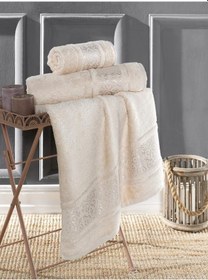 Resim Armond Bambu Banyo Havlusu 70x140 Bej 