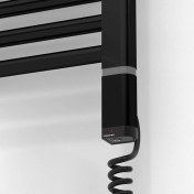 Resim Radiva Haiti Elektrikli Havlupan 1000 Watt 600 x 1800 cm cm Düz Mat Siyah (Oned On/off Termostatlı) Sağ 