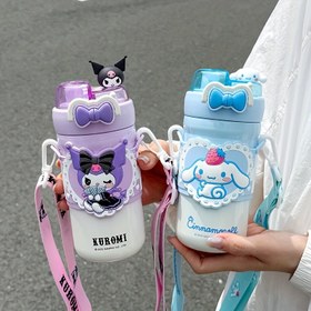 Resim 1 adet Sanrio için for kuromi İzoleli Su Şişesi 520ml - Çift Duvarlı Sızdırmaz Termal Bardak, Tutacaklı, Sevimli Karikatür Tasarımı, Gıda Güvenli Paslanmaz Çelik, Taşınabilir, Dış Mekan, Seyahat, Okul, Ofis için - Noel, Cadılar Bayramı, Sevgililer Günü, Mezuniyet, Seyahat Su Şişesi | Eğlenceli Tasarım | Dayanıklı Su Şişesi, İzoleli Su Şişesi 