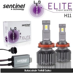 Resim Sentinel Elite H11 Led Xenon Ampülü 65w 12v 12000 Lumen 6500 Kelvin Beyaz Işık 