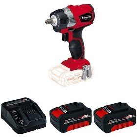 Resim Einhell TE-CW 18 Lİ BL Akülü Şarjlı Somun Sıkma Kömürsüz + 2x4.0AH Starter Kit 