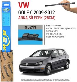 Resim Vw Golf 6 Rbw Arka Silecek 2009-2012 