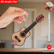 Resim 2D Düz, 2D Akrilik Gitar Anahtarlık - Elektro Gitar Tasarımı, Bej Gövde Siyah Konturlu, Araba Anahtarı İçin Uygun, Müzik Severler Hediyesi, Doğum Günü/Yıldönümü Hediye - Kolay Asılabilir Stil, Gitar Temalı Aksesuar, Hafif Dekoratif Anahtarlık, Minimalist Görünüm, Dayanıklı Anahtar Zinciri, Mükemmel Hediye Seçimi, 2D Düz 