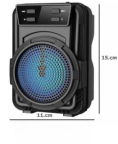 Resim Teknoloji Gelsin ışıklı Kablosuz Hoparlör Bluetooth Speaker Ses Bombası Mini Led Işıklı Fmradyo/sdkart/usb grand-1360 