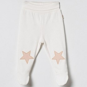 Resim Babycosy Organic Wear %100 Organik Pamuk,patikli Bebek Pantolon,yenidoğan Alt,bebek Ve Yenidoğan Serisi,erkek Bebek Ekru-taş 