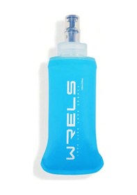 Resim Wrels Tpu Katlanır Su Şişesi Tırmanma Yumuşak Flask Spor Su Torbası Light Blue-150ml Light Blue-150ml 