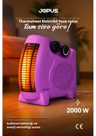 Resim Jopus JO-FI001 2000 W Fanlı Isıtıcı Lila 