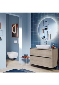 Resim D-neo Rimless Asma Klozet, Duravit Yavaş Kapak 45773900a1 