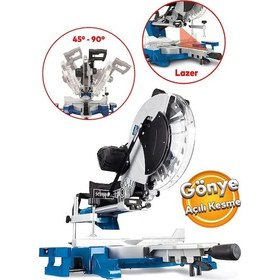 Resim Scheppach HM140l Gönye Kesme Makinesi 305 MM Elektrikli Testere 