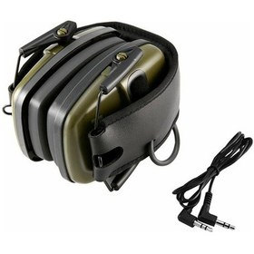 Resim Hombey Yeşil Gürültü Engelleme Kulaklık - Yönlü Mikrofonlu, 82 Db Güvenli Amfi, Çok Amaçlı Kullanim Av, Atış, Woodworking 