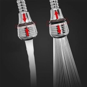 Resim Demz Buffer® Turbo Flex 2 Aşamalı Plastik Esnek Musluk Başlığı Pratik Tak Kullan 