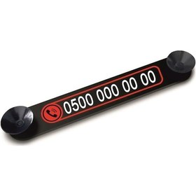 Resim Park Tel Numaratik Vantuzlu - Araç Numaratör (554724030) 