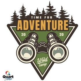 Resim Adventure Camping Av Dürbün Hunting Sticker Off Road 