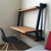 Resim Umutpark Umutpark Metal Ahşap Çalışma Masası. Siyah 