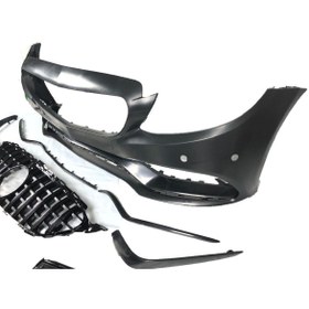 Resim autogp Mercedes w205 c63 body kit tampon seti komple 2019+ facelift 