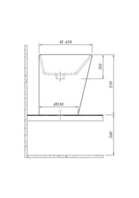 Resim Kale Eternal Kova Lavabo 45CM 7113416000 