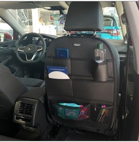 Resim Deri Koltuk Arkası Organizer-siyah 