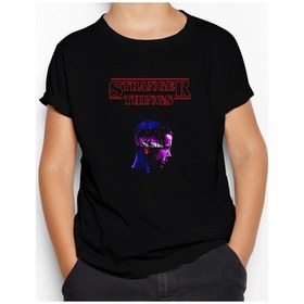 Resim Stranger Things Dream Siyah Çocuk Tişört Siyah 