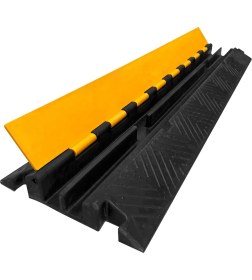 Resim İleri Trafik 10'lu Kablo Kanallı Hız Kesici 2 Kanallı 25 x 100 x 5 cm 