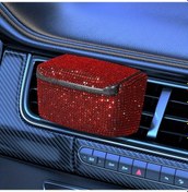 Resim Willowhaven 1 Adet Lüks Abs Kapaklı Kırmızı Araba Kül Tablası Ev Ofis İçin Yaratıcı Asılı Tasarım Cigarette Butts Holder Dayanıklı Abs Dekoratif 