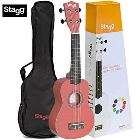 Resim Stagg US-LIPS Soprano Ukulele - Çanta 