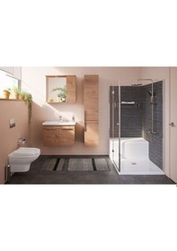 Resim VitrA Arkitekta Tuvalet Fırçalığı Parlak Paslanmaz Çelik A44287 