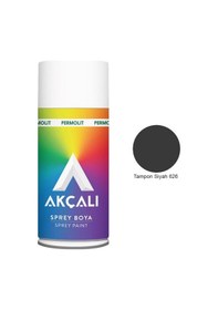 Resim Akçalı 626 Tampon Siyah Sprey Boya 400 Ml 