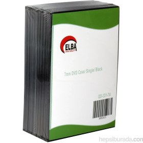 Resim Elba QD-331.7A 1li Siyah 7mm Dvd Kutusu 10 Adet 