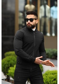 Resim Erkek Bomber Ceket Siyah Bndk 
