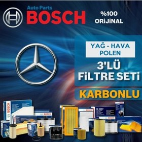 Resim Mercedes C180 Komp. Bosch Filtre Bakım Seti W203 2003-2007 (495584576) 