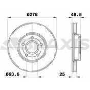 Resim Genel Markalar On Fren Dısk Aynası Ford Focus Iı C Max 1.6ı 