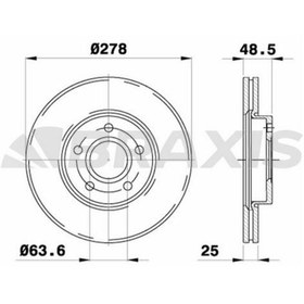 Resim Genel Markalar On Fren Dısk Aynası Ford Focus Iı C Max 1.6ı 