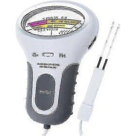Resim 2'si 1 Arada Ph Klor Ölçer Test Cihazı Pc-102 Ph Test Cihazı Klor Su Kalitesi Test Cihazı Cl2 Ölçümü Havuz Akvaryum S202412246683 