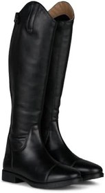Resim HORZE Rover Kadın Sentetik Deri Uzun Binici Çizmesi, Su Geçirmez, Arka Fermuarlı 