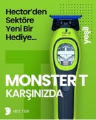 Resim Hector Monster T - Profesyonel Sıfırlama Ve Sakal Kesim Makinesi - Yeşil 