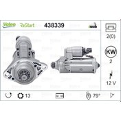 Resim MARS MOTORU 12V 2 KW 13 DIS A3 Q3 OCTAVIA GOLF VII CADDY ARTEON PASSAT T-ROC TIGUAN T7 13- VALEO 438339 Valeo