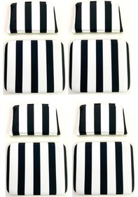 Resim Knsz minder seti 4 lü zng&mğr&uslu tuan kumaş tel bar sandalyesi oturma ve sırt minderi set 