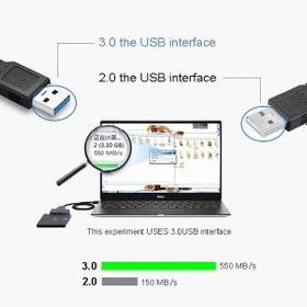 Resim Usb 3.0 2.5 3.5 İnç Sata Ssd Hdd Hard Disk Kablosu 4741A Veri Harici 