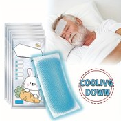 Resim 80 adet - Soğuk Kompres Patch - Tek Kullanımlık Yapışkan Soğuk Kompres Patch, Fiziksel Soğutma, 2 adet içinde Mavi Karikatür Ambalajı, Tüm Kişiler İçin Uygun 