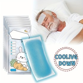 Resim 80 adet - Soğuk Kompres Patch - Tek Kullanımlık Yapışkan Soğuk Kompres Patch, Fiziksel Soğutma, 2 adet içinde Mavi Karikatür Ambalajı, Tüm Kişiler İçin Uygun 