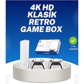 Resim Ucuztekno 20.000 Klasik Oyun Dahili Kablosuz Kontrollü Oyun Kutusu 